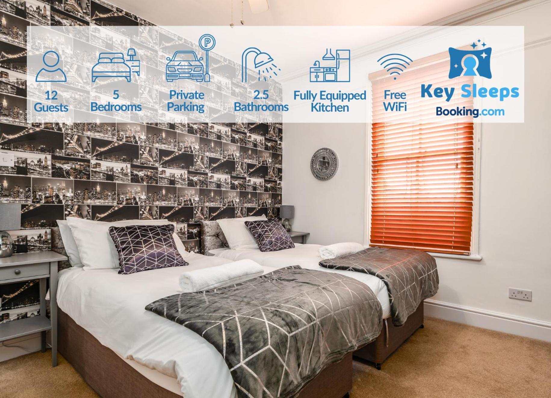 Spacious Contractor House For Large Groups - Private Parking นอร์ทแธมป์ตัน ภายนอก รูปภาพ